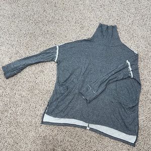 Free People Grey Tuttle Neck Sweater